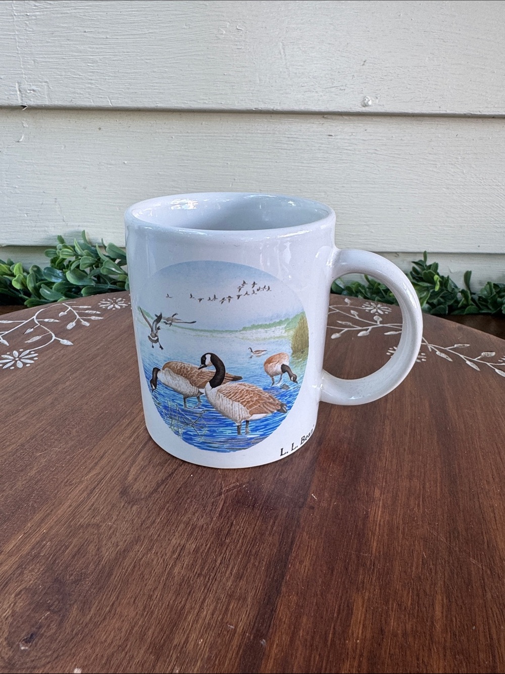 Vintage L.L. Bean Geese Mug